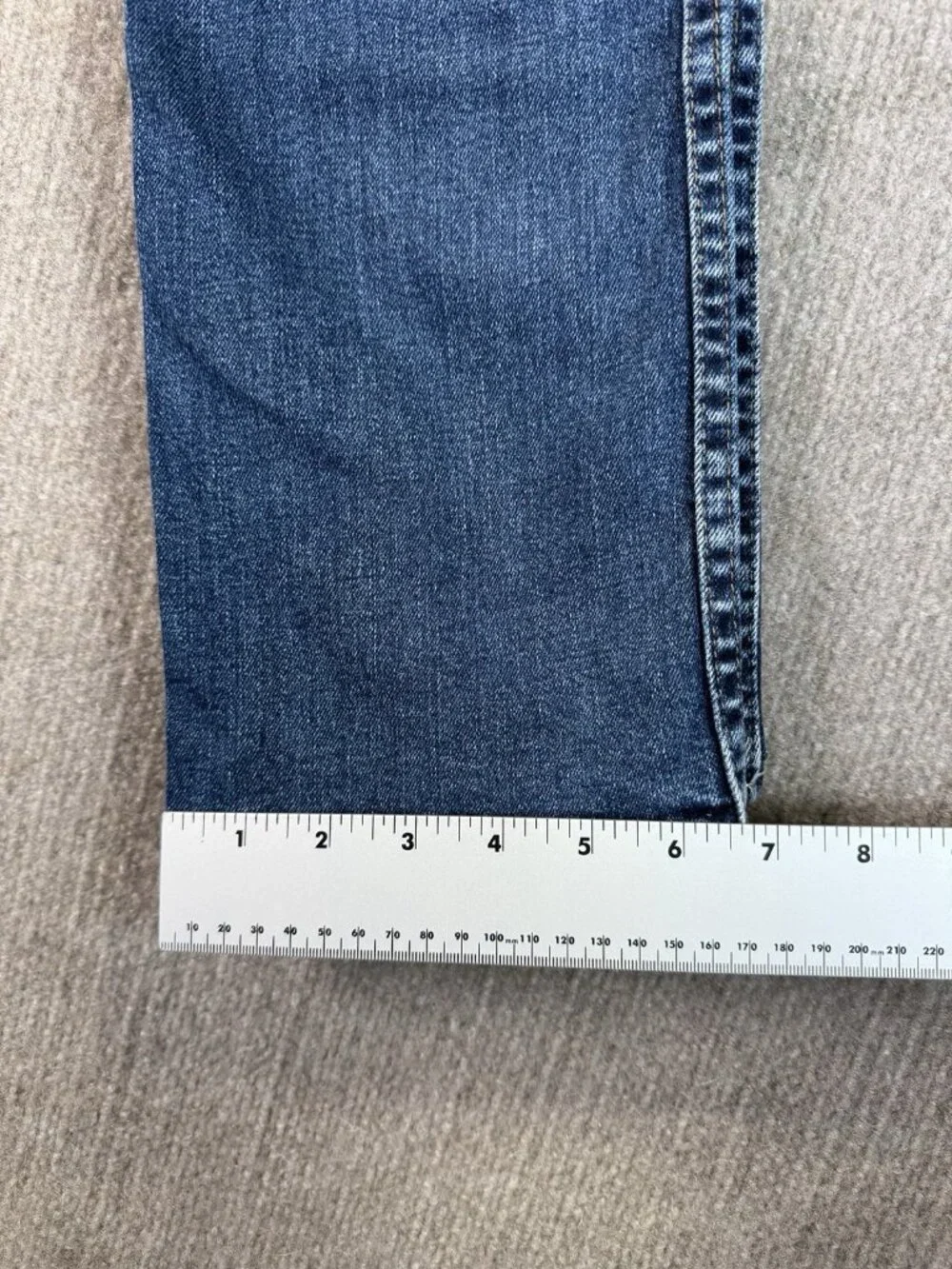 Hollister Jeans Mens 29x32 Blue Epic Flex Slim Straight Distressed Denim Pants